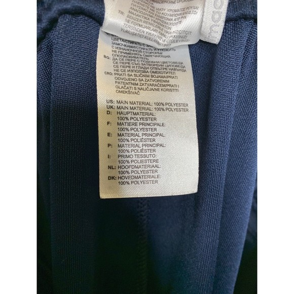 Adidas Climacool Active Pants - Navy with Blue Stripes Youth Size Large - Picture 10 of 12